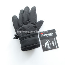 Оптовые дешевые черные перчатки для лыж с подкладкой Thinsulate